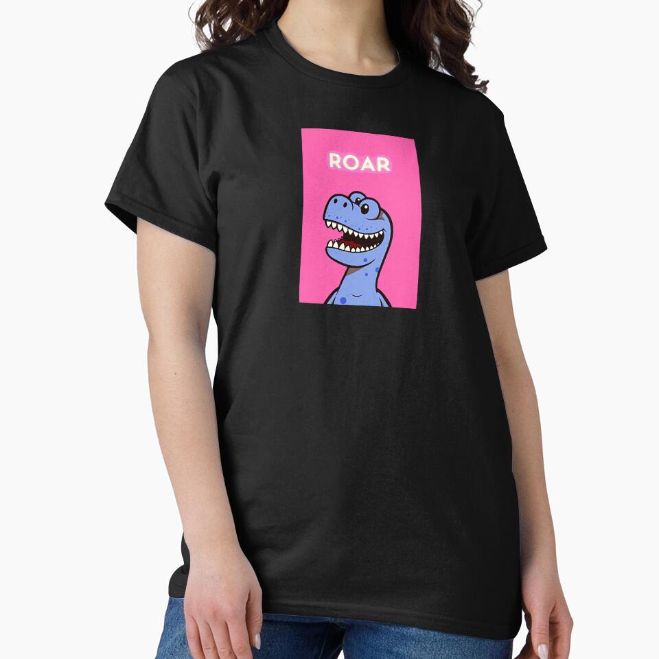 Roaring dinosaur by Thedigital91 T-Shirts, Hoodie, Sweatshirt | BlankRebels.com (Image 2)