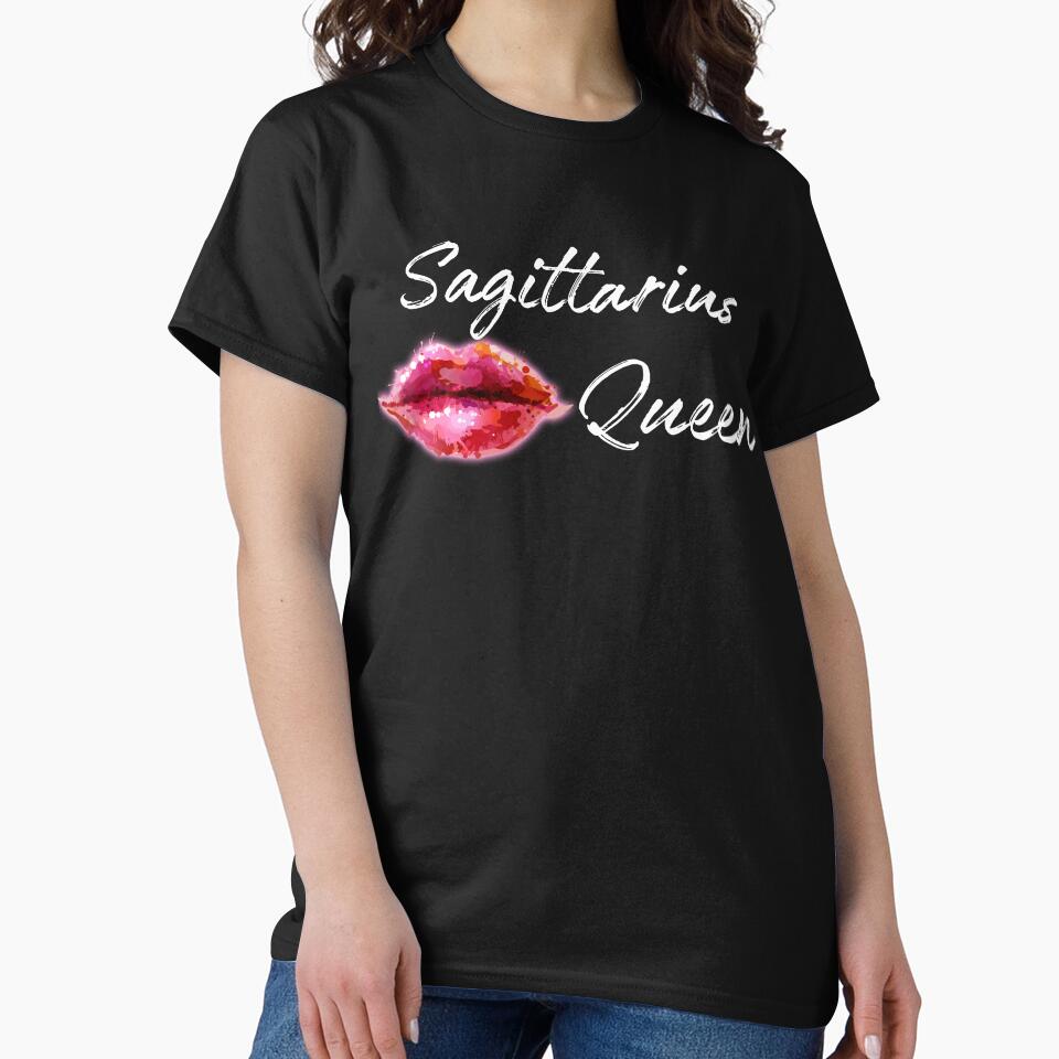 Sagittarius Zodiac Birthday Lips Women by hoangtrongkhiem T-Shirts, Hoodie, Sweatshirt | BlankRebels.com (Image 2)