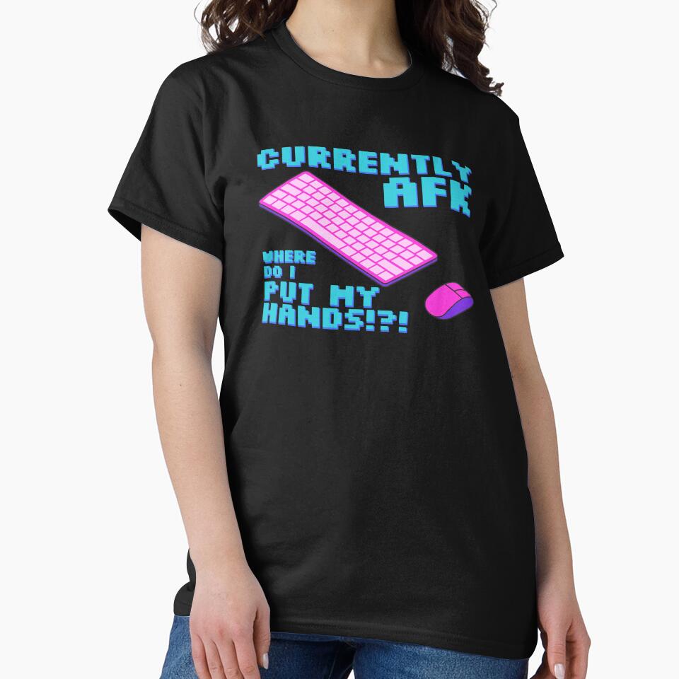 Currently afk, where do I put my hands? by JoseloRochaArt T-Shirts, Hoodie, Sweatshirt | BlankRebels.com (Image 2)