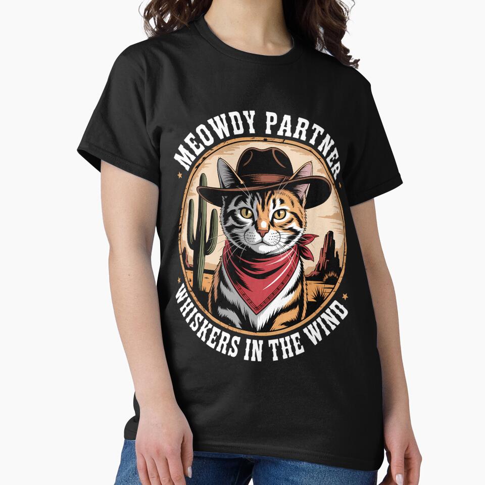 Cowboy Cat Cool by bongsentrang T-Shirts, Hoodie, Sweatshirt | BlankRebels.com (Image 2)