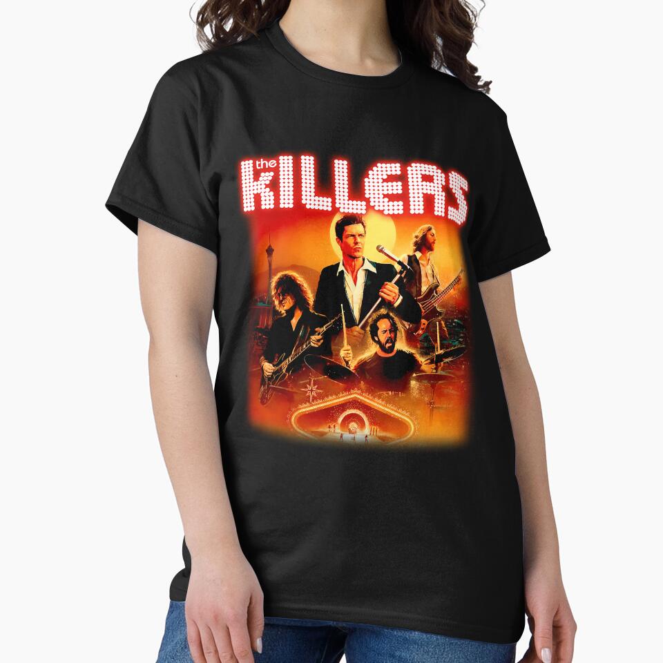 The Killers Sunset Theme Rock Band by kloster2000 T-Shirts, Hoodie, Sweatshirt | BlankRebels.com (Image 2)