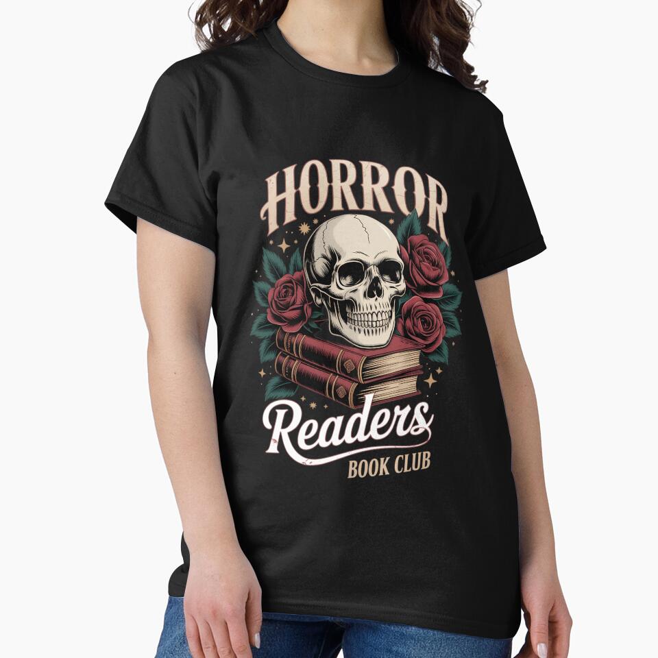 Horror Reading Spooky Vibes Bookish Horror Readers Book Club by LUCKYJEFFREY