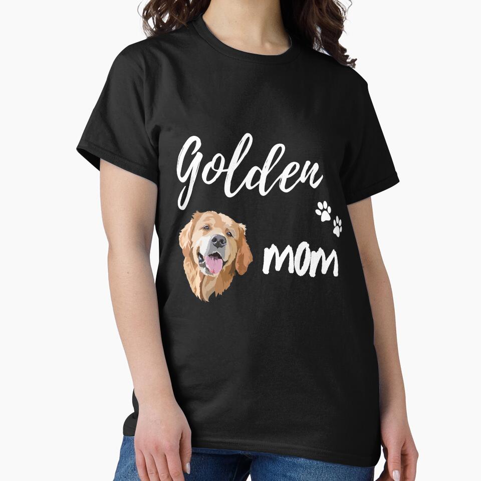 Golden Retriever Mom by Maful T-Shirts, Hoodie, Sweatshirt | BlankRebels.com (Image 2)