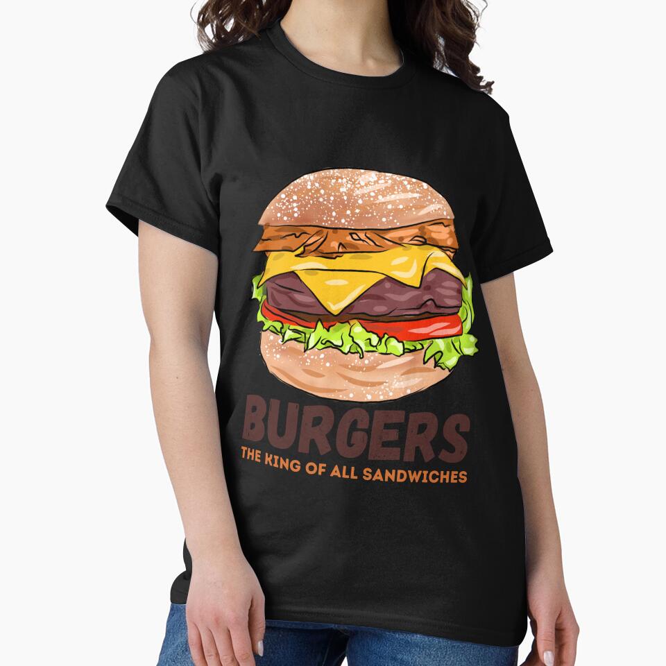 Burgers - The king of all sandwiches - The Burger Bash by WBP Mart T-Shirts, Hoodie, Sweatshirt | BlankRebels.com (Image 2)