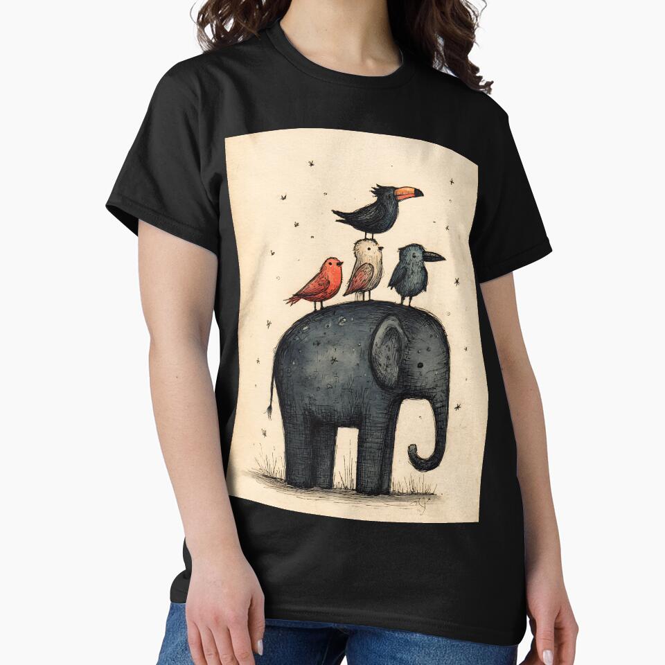 Simple Animal Doodle Art by bapupa T-Shirts, Hoodie, Sweatshirt | BlankRebels.com (Image 2)