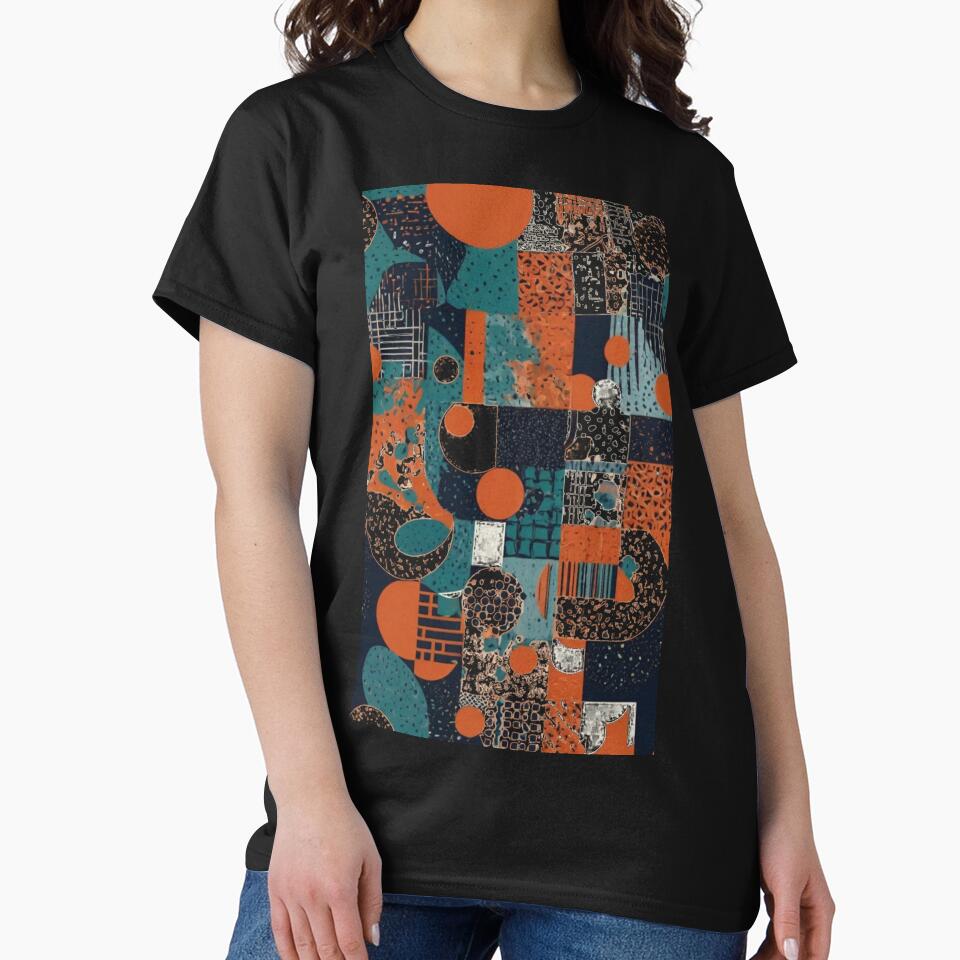 Abstract geometric t-shirt by jaharek