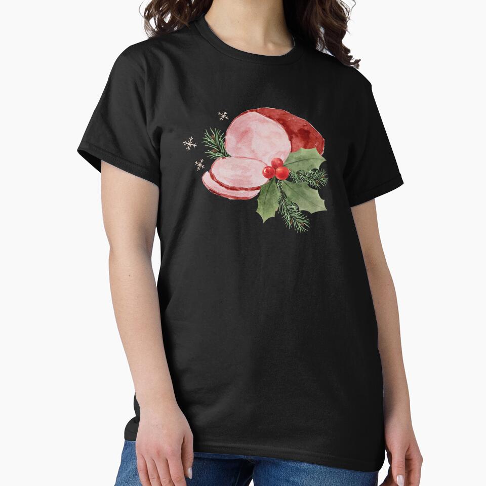 Christmas Ham by AnulaArt T-Shirts, Hoodie, Sweatshirt | BlankRebels.com (Image 2)