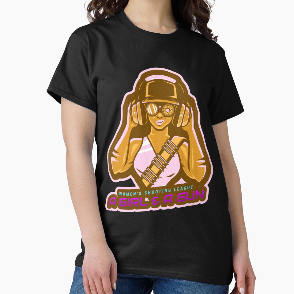 A Girl _amp_ A Gun by FightWearGood T-Shirts, Hoodie, Sweatshirt | BlankRebels.com (Image 2)