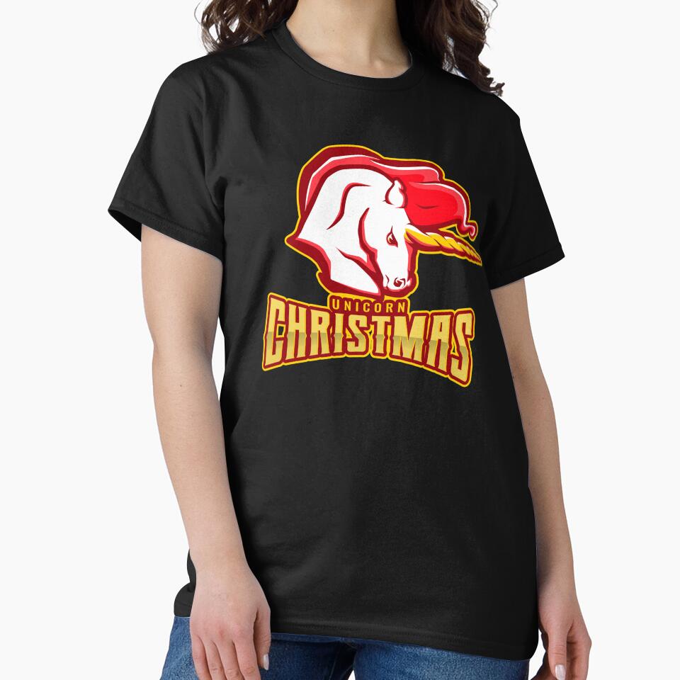 Xmas Unicorn by AmberSiraj T-Shirts, Hoodie, Sweatshirt | BlankRebels.com (Image 2)