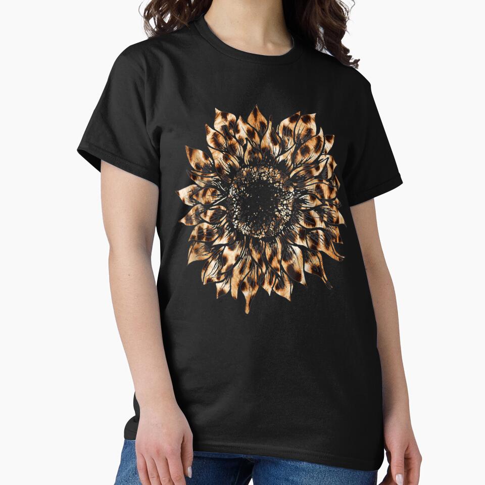 Leopard Sunflower Hippie Sunflower Cheetah Fashion by DeannaMarks T-Shirts, Hoodie, Sweatshirt | BlankRebels.com (Image 2)