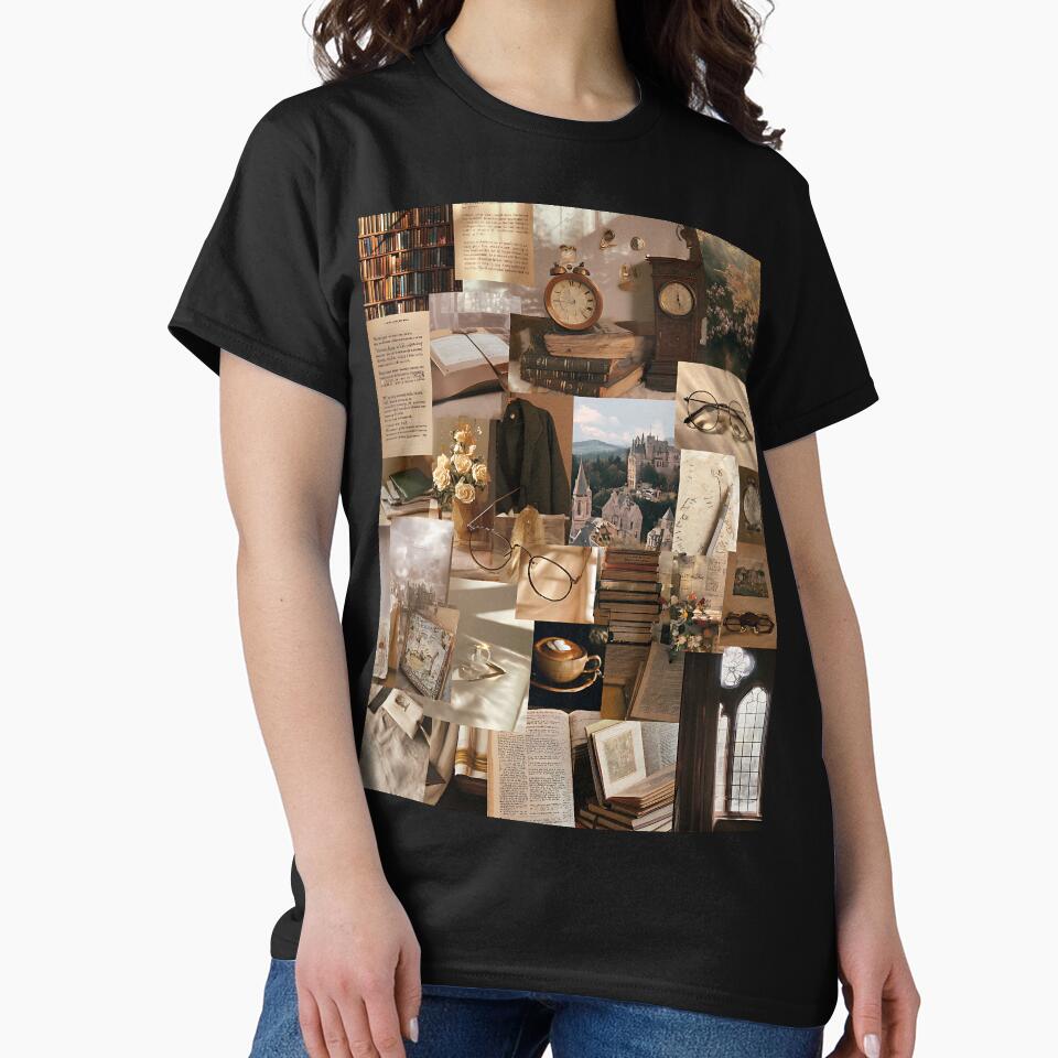 Bright Light Academia Collage by bapupa T-Shirts, Hoodie, Sweatshirt | BlankRebels.com (Image 2)