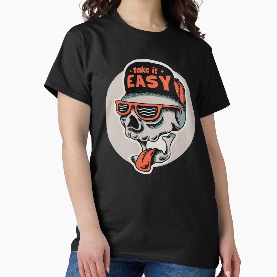 Take it easy skull skate by Arctic frame studio T-Shirts, Hoodie, Sweatshirt | BlankRebels.com (Image 2)