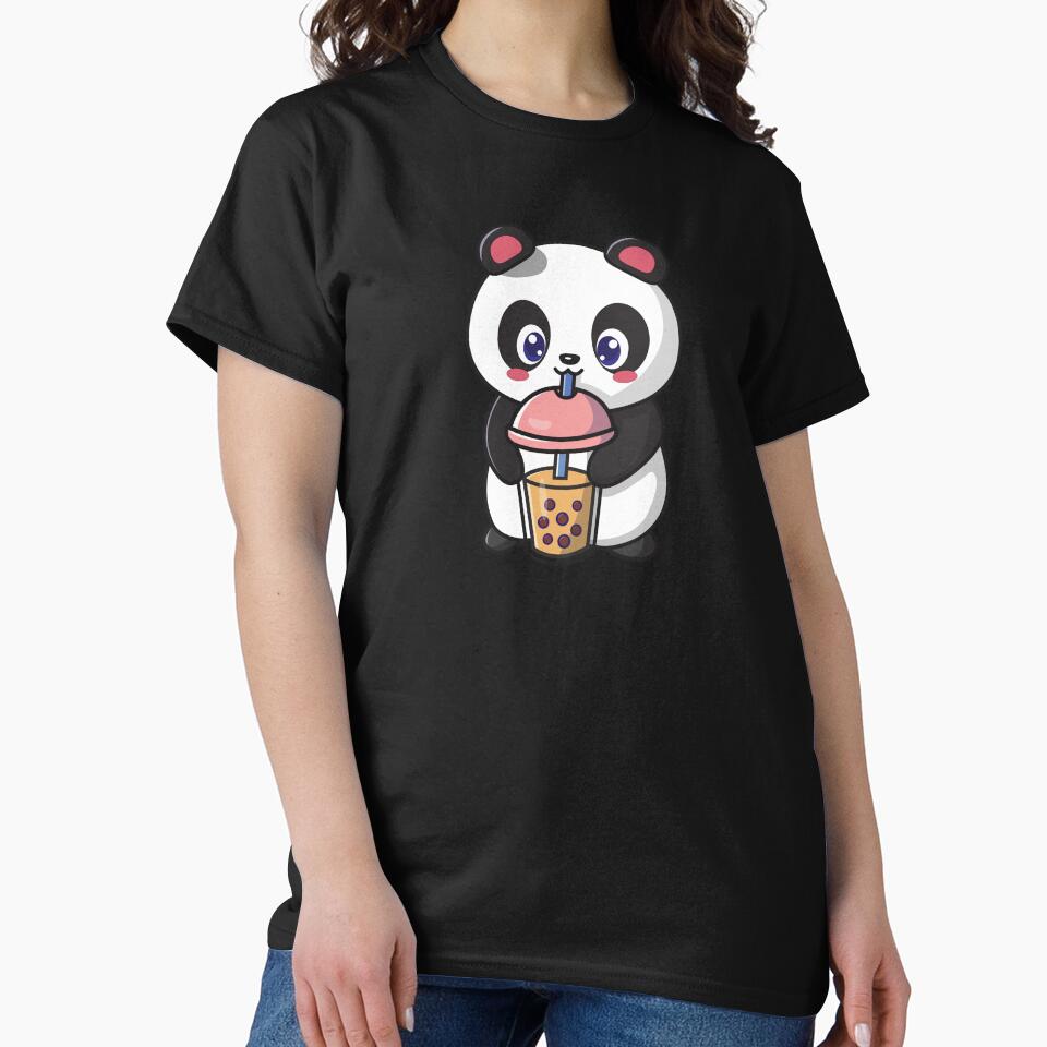 Cute Bubble Tea Lover  kawaii panda by Artistusha T-Shirts, Hoodie, Sweatshirt | BlankRebels.com (Image 2)