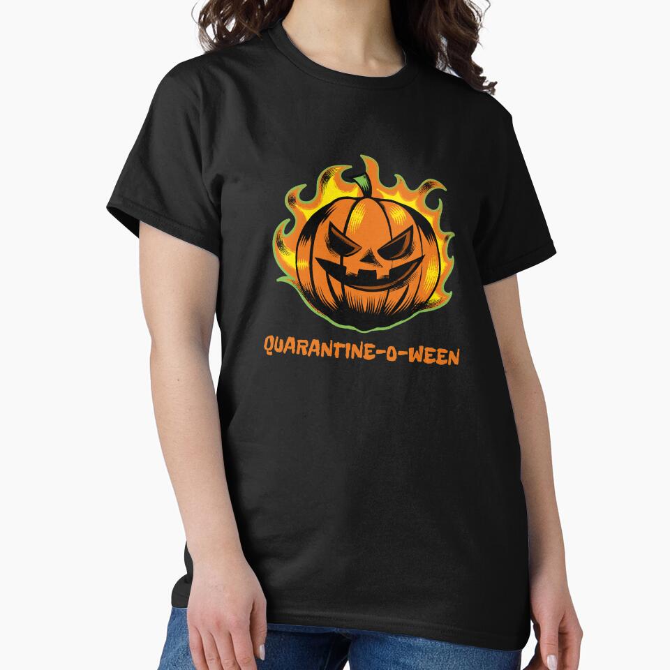 Quarantine-O-Ween, Halloween 2020 shirt, Quarantined Halloween shirt by Happy-PrintZ