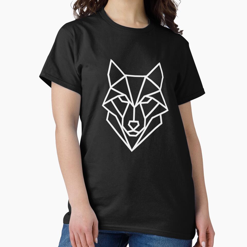 “Geometric Wolf – Minimal Power Logo” by DailyVibesCo T-Shirts, Hoodie, Sweatshirt | BlankRebels.com (Image 2)