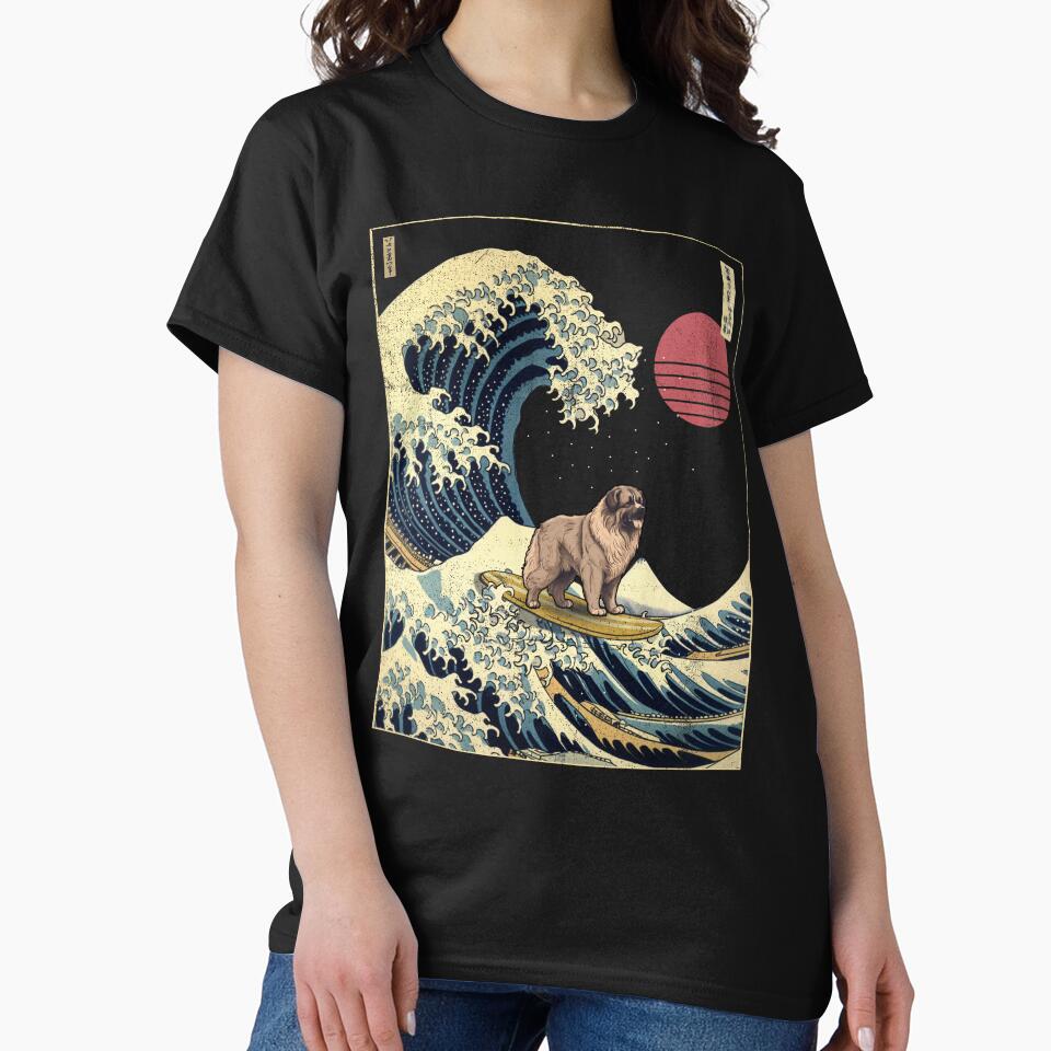 Estrela Mountain Kanagawa Japanese Surfing Wave by rafaeltto T-Shirts, Hoodie, Sweatshirt | BlankRebels.com (Image 2)