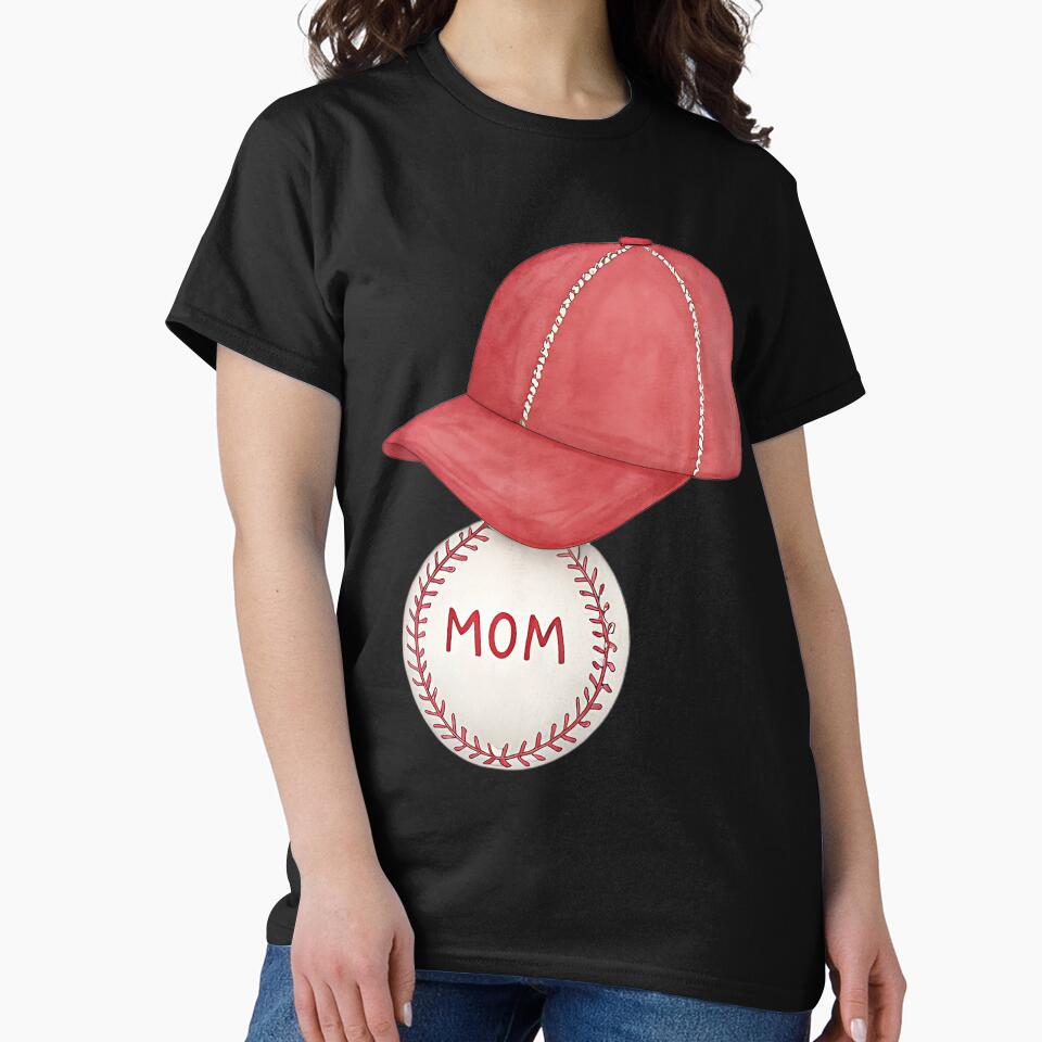A0783 Baseball Mom Love – Unique Gifts & Apparel for Moms Who Love Baseball by angieart68 T-Shirts, Hoodie,... (Image 2)
