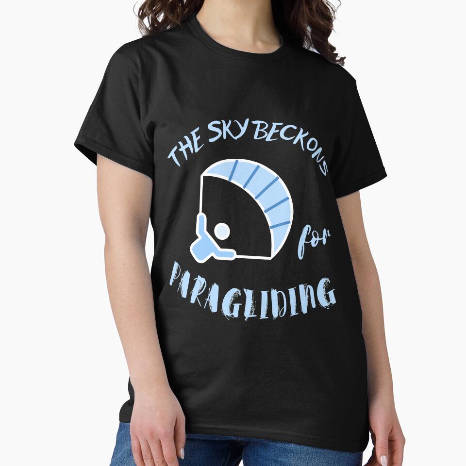 The sky beckons - Paragliding by CoolLifeStore T-Shirts, Hoodie, Sweatshirt | BlankRebels.com (Image 2)