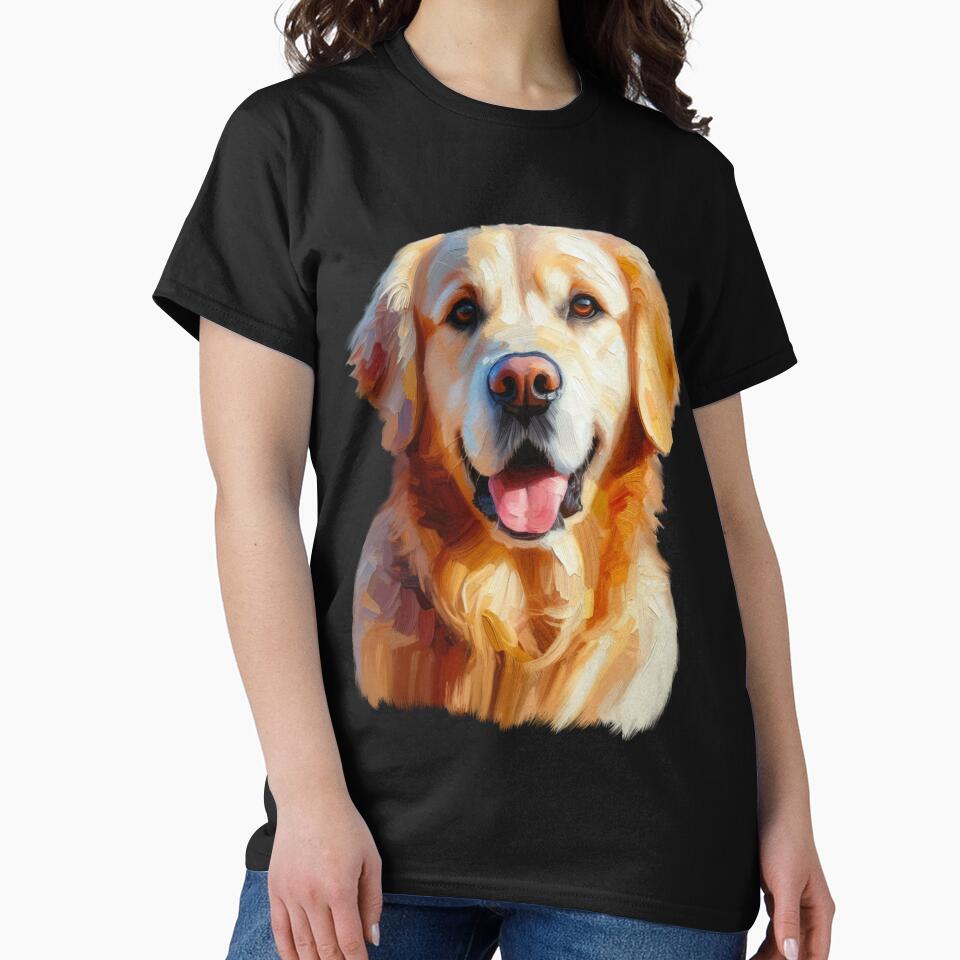 Golden Retriever 1 by Magnus Dahl T-Shirts, Hoodie, Sweatshirt | BlankRebels.com (Image 2)