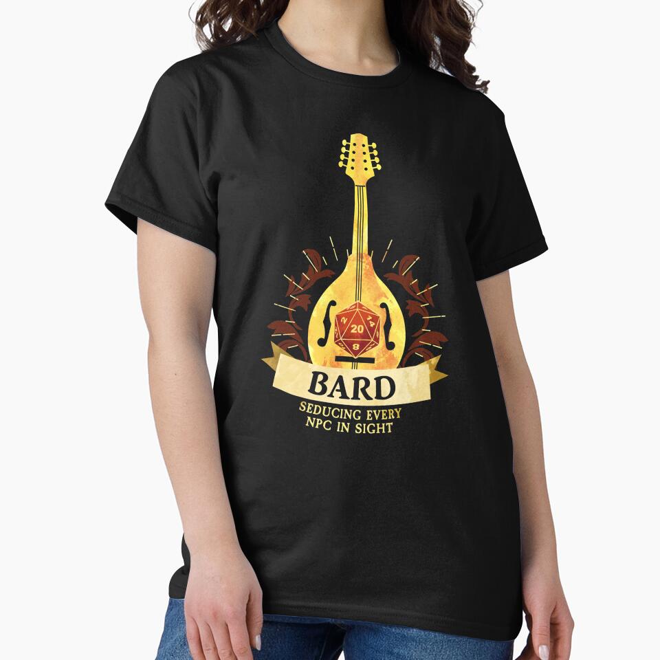 Bard by D20Tees T-Shirts, Hoodie, Sweatshirt | BlankRebels.com (Image 2)