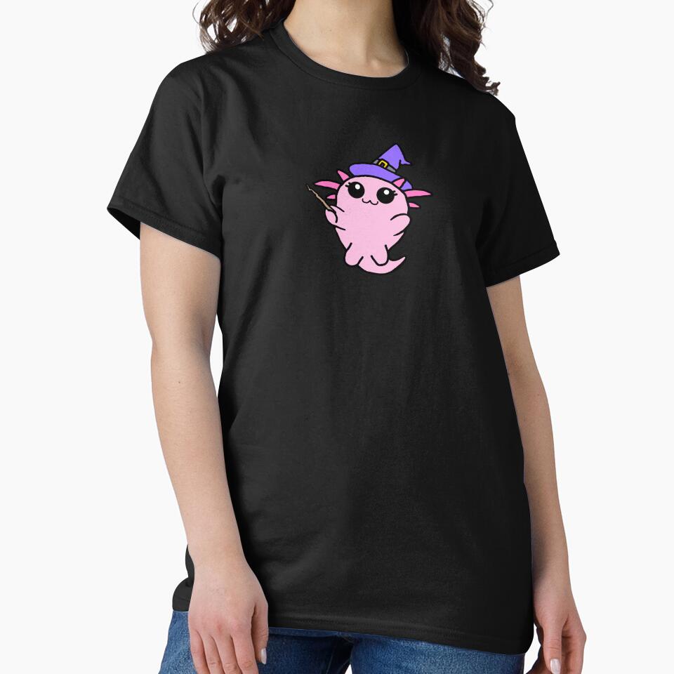 Cute Halloween Axolotl Kawaii Chibi by NerdyChibi T-Shirts, Hoodie, Sweatshirt | BlankRebels.com (Image 2)