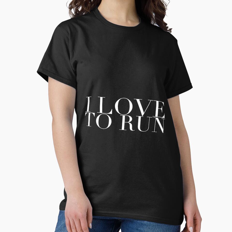 I Love to Run in White by KirstenJRenfroe T-Shirts, Hoodie, Sweatshirt | BlankRebels.com (Image 2)