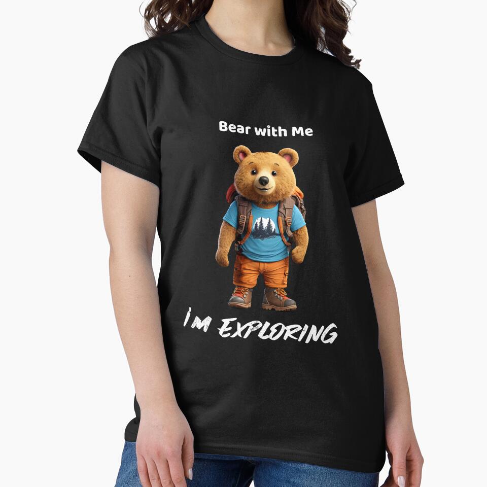 Bear with Me, I’m Exploring by Tekweni T-Shirts, Hoodie, Sweatshirt | BlankRebels.com (Image 2)