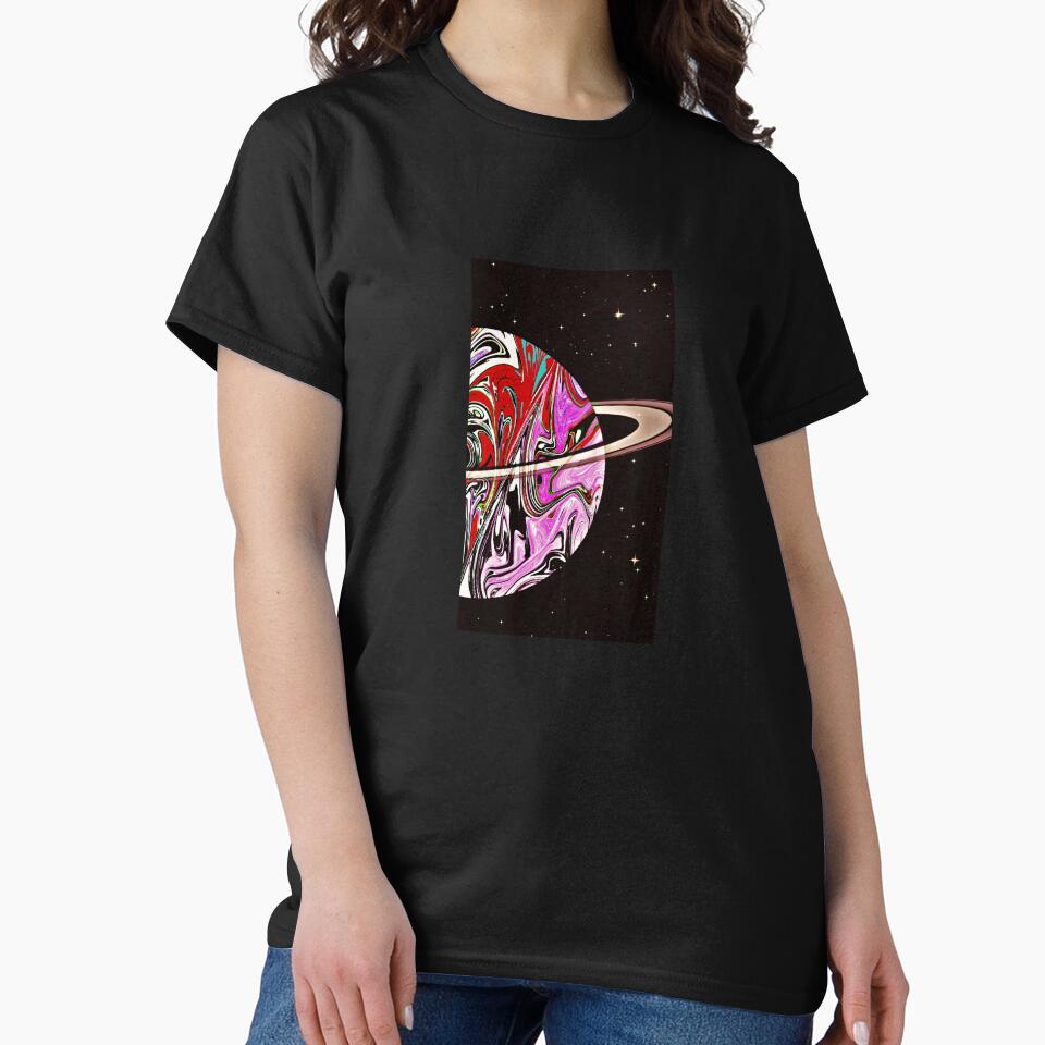 Draw the planet Saturn by Haydar12B T-Shirts, Hoodie, Sweatshirt | BlankRebels.com (Image 2)