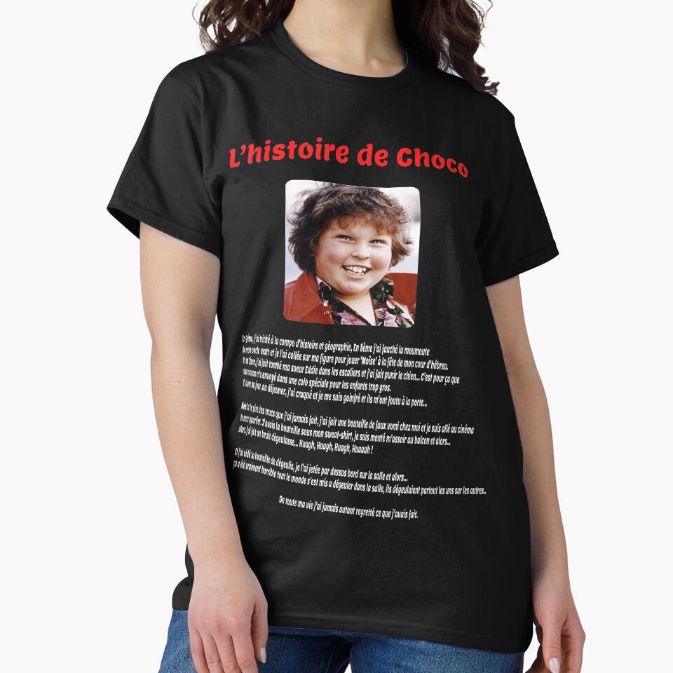 The story of Choco - The Goonies by Diaz-Shop T-Shirts, Hoodie, Sweatshirt | BlankRebels.com (Image 2)