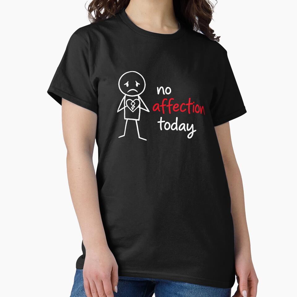 No Affection Today Funny Introvert by DemureArtsy T-Shirts, Hoodie, Sweatshirt | BlankRebels.com (Image 2)