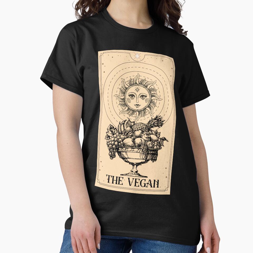 The Vegan  - celestial tarot card by JuliaPop T-Shirts, Hoodie, Sweatshirt | BlankRebels.com (Image 2)