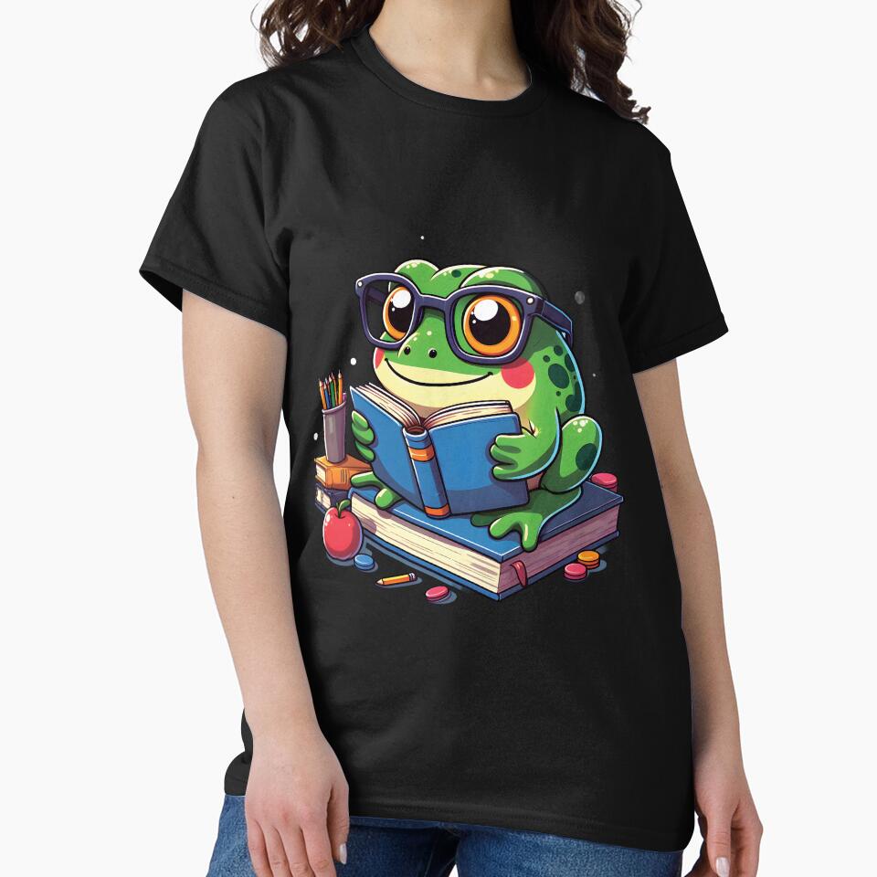 Cottagecore Frog Book Cute Goblincore T-Shirts, Hoodie, Sweatshirt