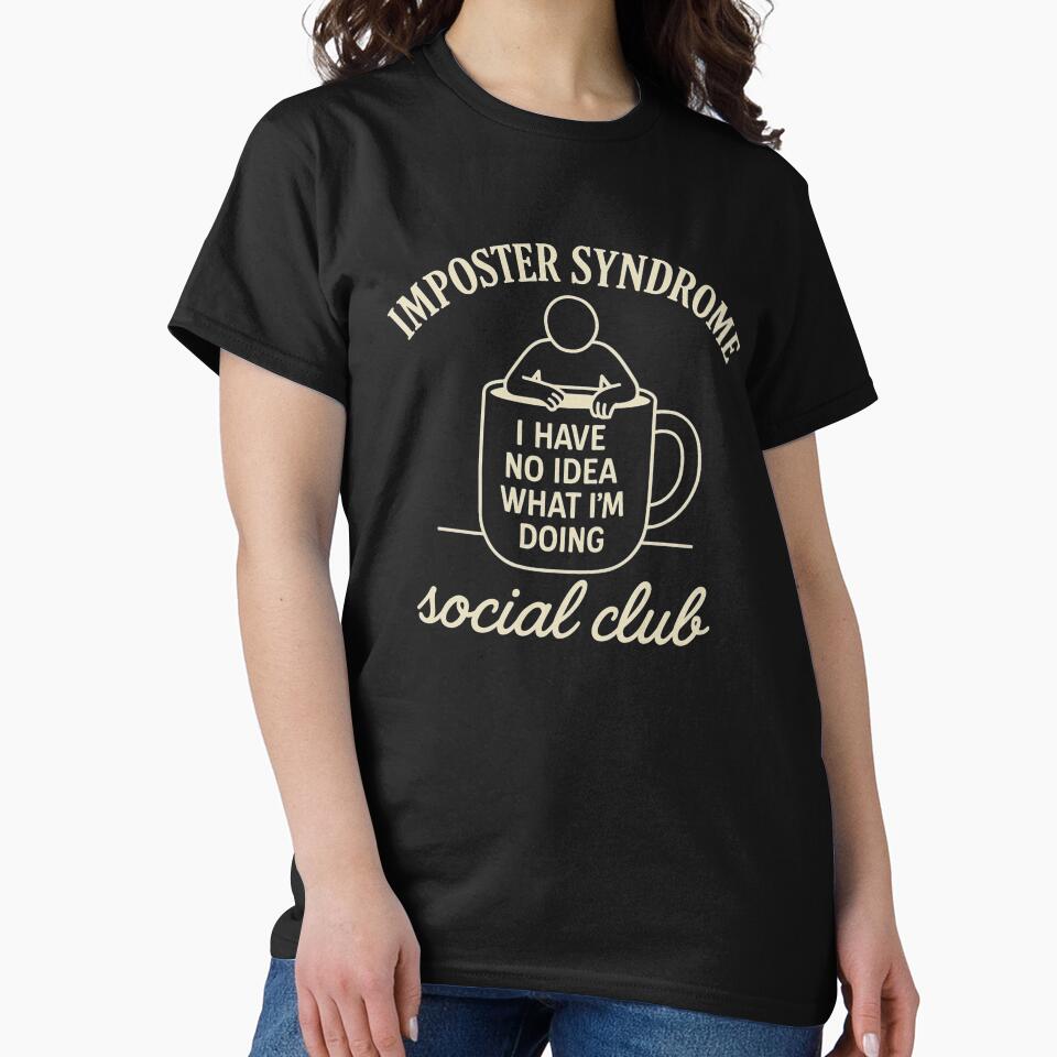 Imposter Syndrome Social Club by catthemedic T-Shirts, Hoodie, Sweatshirt | BlankRebels.com (Image 2)