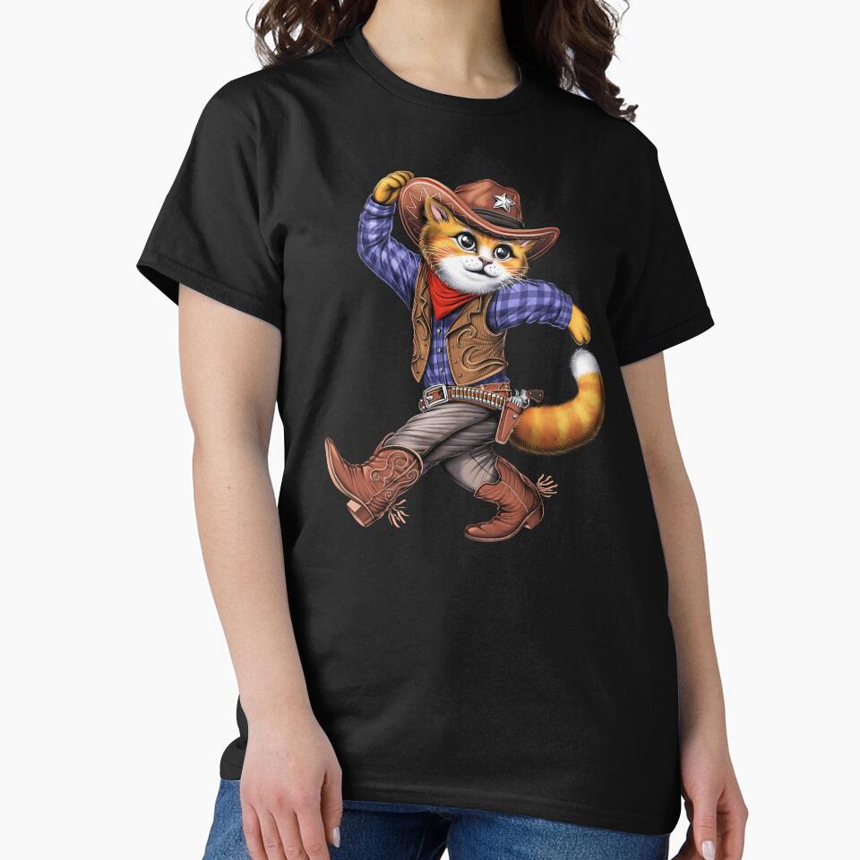 Cat Cowboy by underheaven T-Shirts, Hoodie, Sweatshirt | BlankRebels.com (Image 2)
