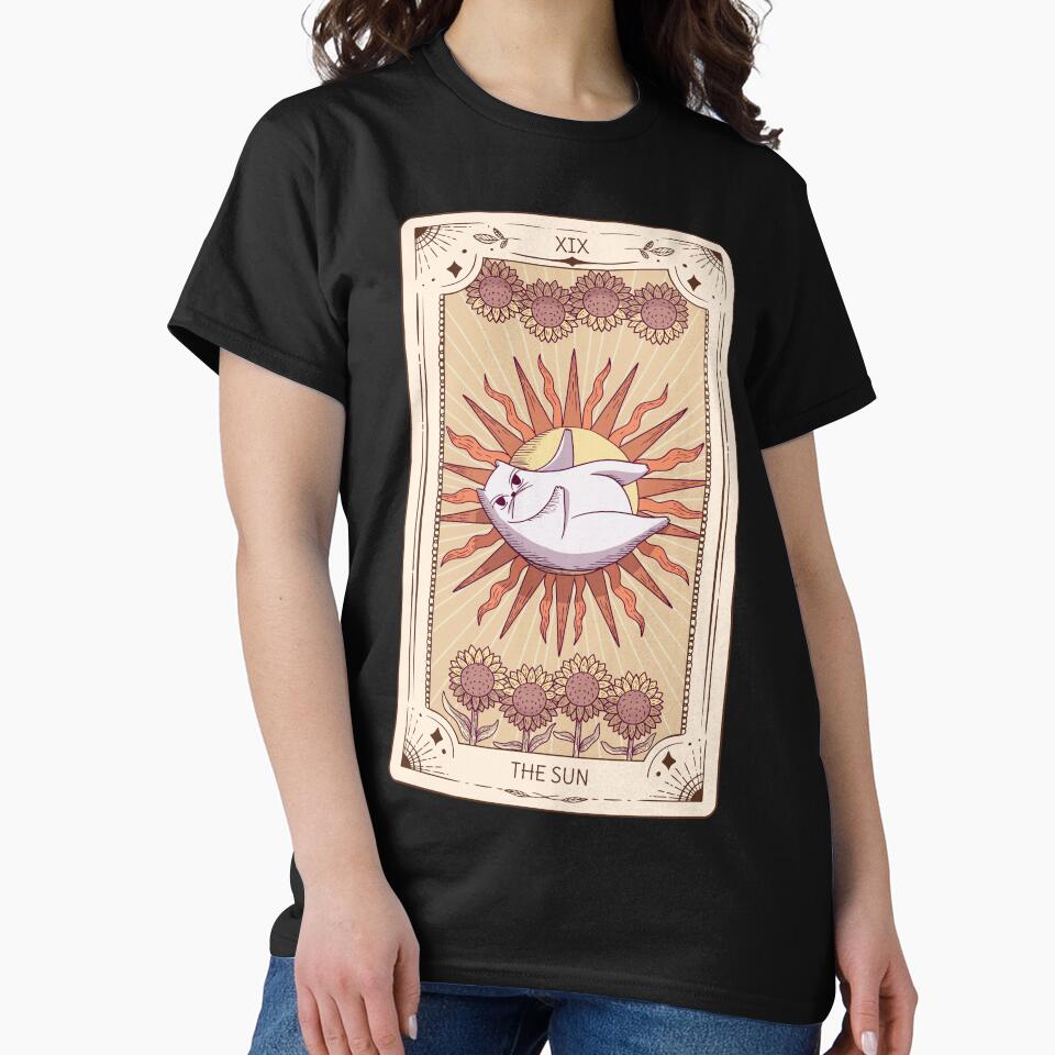 The Sun Tarot Cat Lovers by DesignsStation8 T-Shirts, Hoodie, Sweatshirt | BlankRebels.com (Image 2)