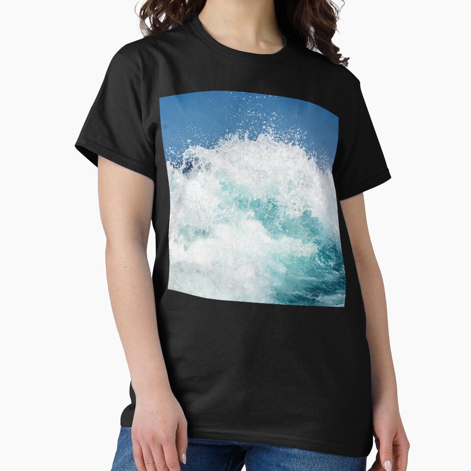Magnificent Ocean Waves With Luxurious White Spray by DEC02 T-Shirts, Hoodie, Sweatshirt | BlankRebels.com (Image 2)
