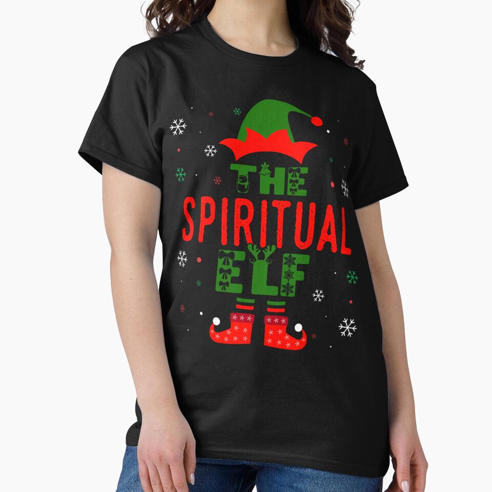 Family Christmas Matching Squad Outfit Elf Funny Spiritual by artworkbyrihen T-Shirts, Hoodie, Sweatshirt (Image 2)