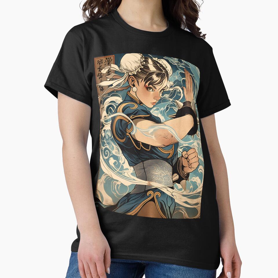 Traditional Chun-Li by SchellStation T-Shirts, Hoodie, Sweatshirt | BlankRebels.com (Image 2)