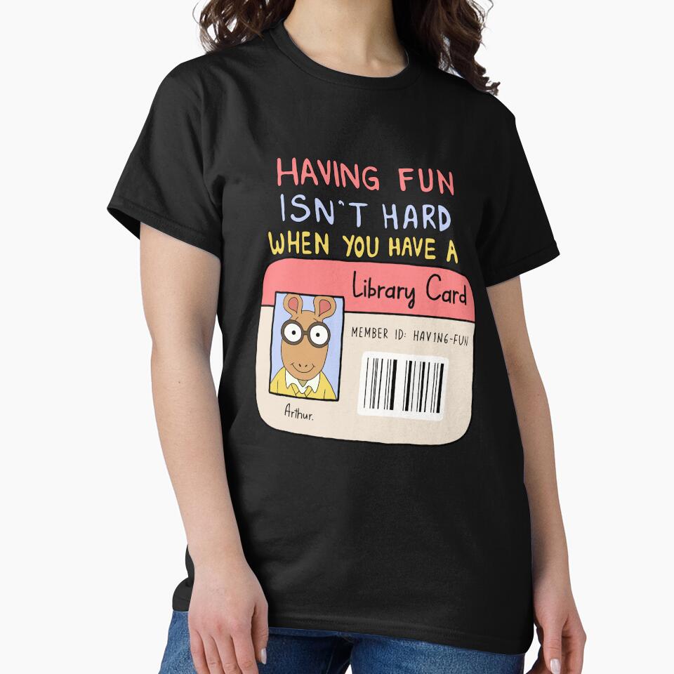 Arthur Having Fun Isn't Hard When You Have a Library Card by ColourColor