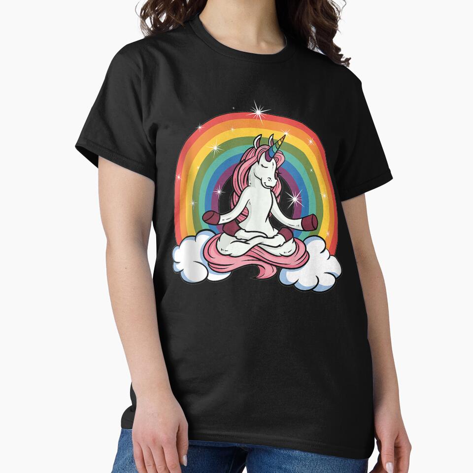 Meditation Unicorn Rainbow II by Peace And Yogi T-Shirts, Hoodie, Sweatshirt | BlankRebels.com (Image 2)