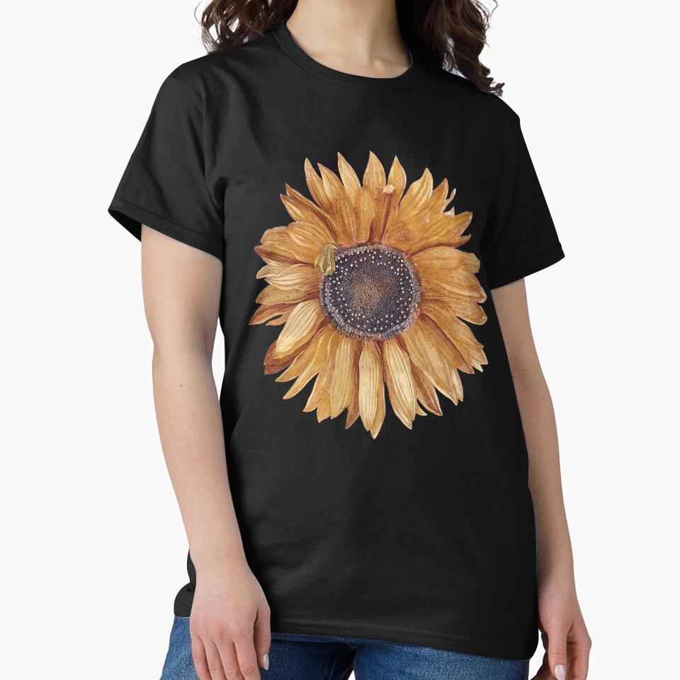 Sunflower | botanical print by LaMadeleine T-Shirts, Hoodie, Sweatshirt | BlankRebels.com (Image 2)