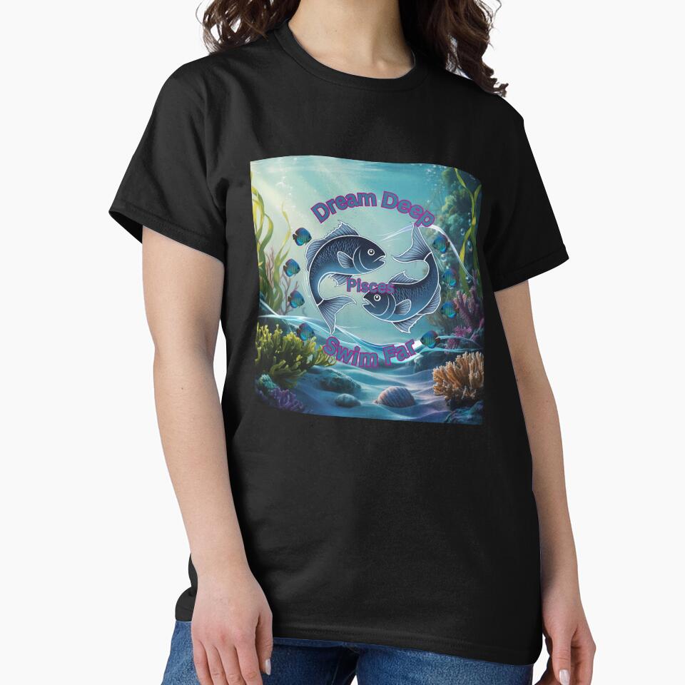 Magical Pisces – Dreamy, Ethereal Zodiac Design | Pisces Sign by Dream Wear T-Shirts, Hoodie, Sweatshirt (Image 2)