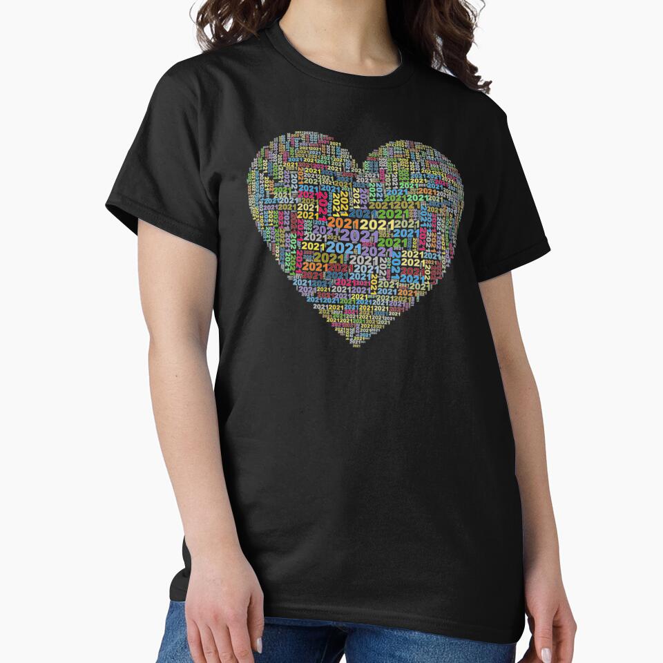 New Year 2021 Color Heart by Totaghyr T-Shirts, Hoodie, Sweatshirt | BlankRebels.com (Image 2)