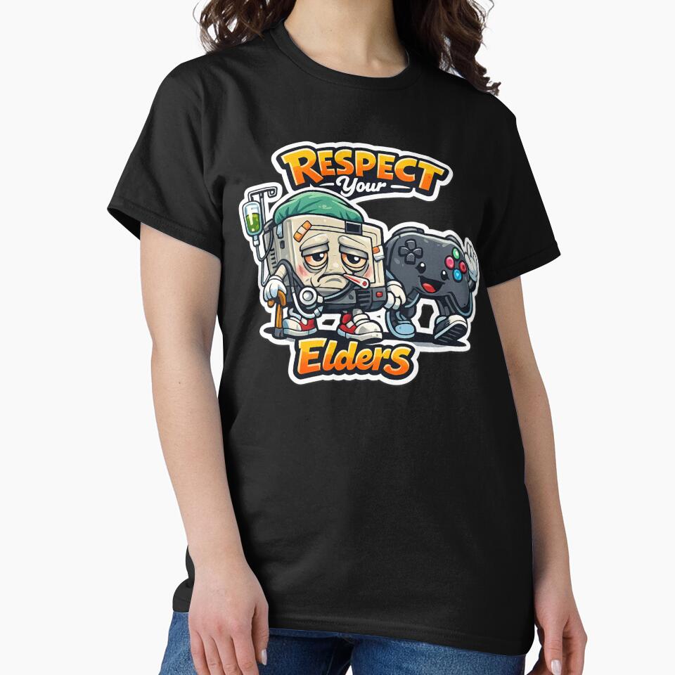 Respect Your Elders Gaming Tee by Kuki-shop
