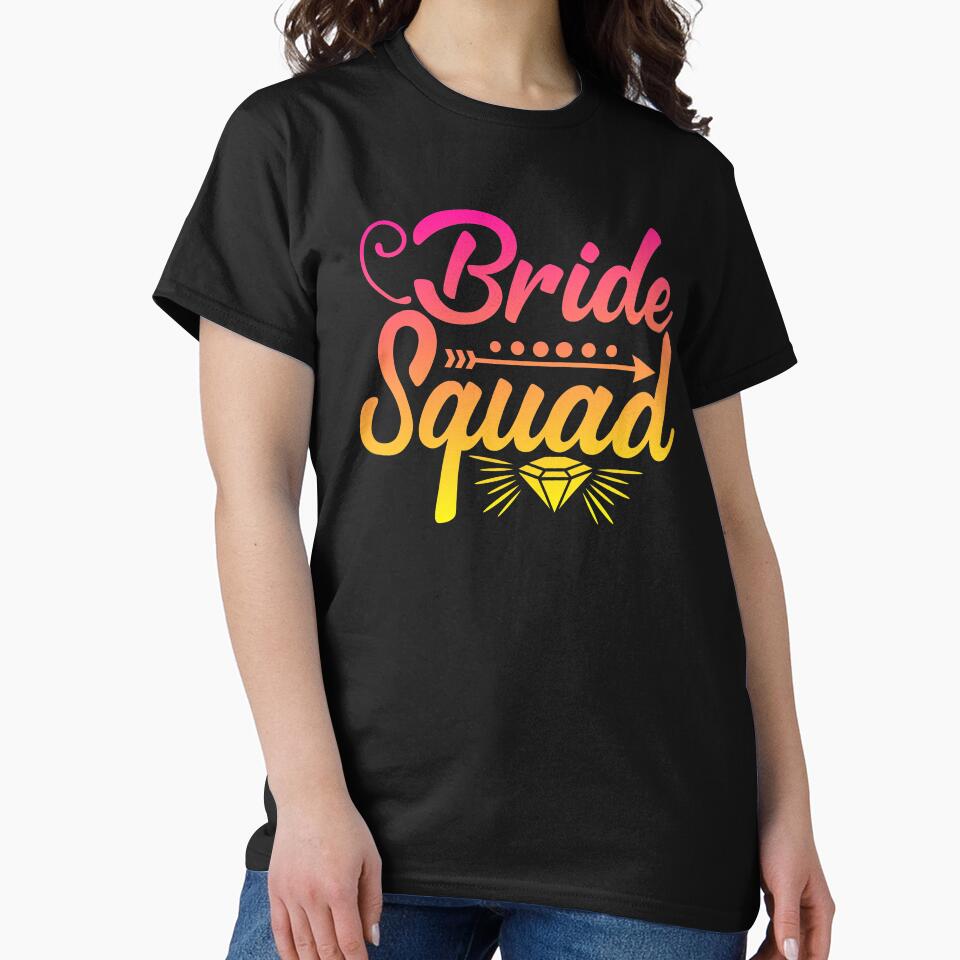 Bride Squad Bachelorette Party by infleims T-Shirts, Hoodie, Sweatshirt | BlankRebels.com (Image 2)