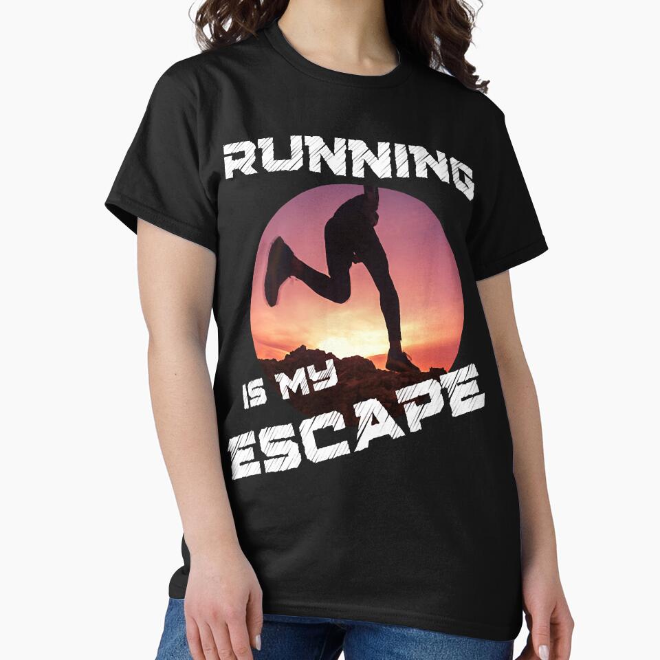 Running Is My Escape 2.0 T-Shirts, Hoodie, Sweatshirt