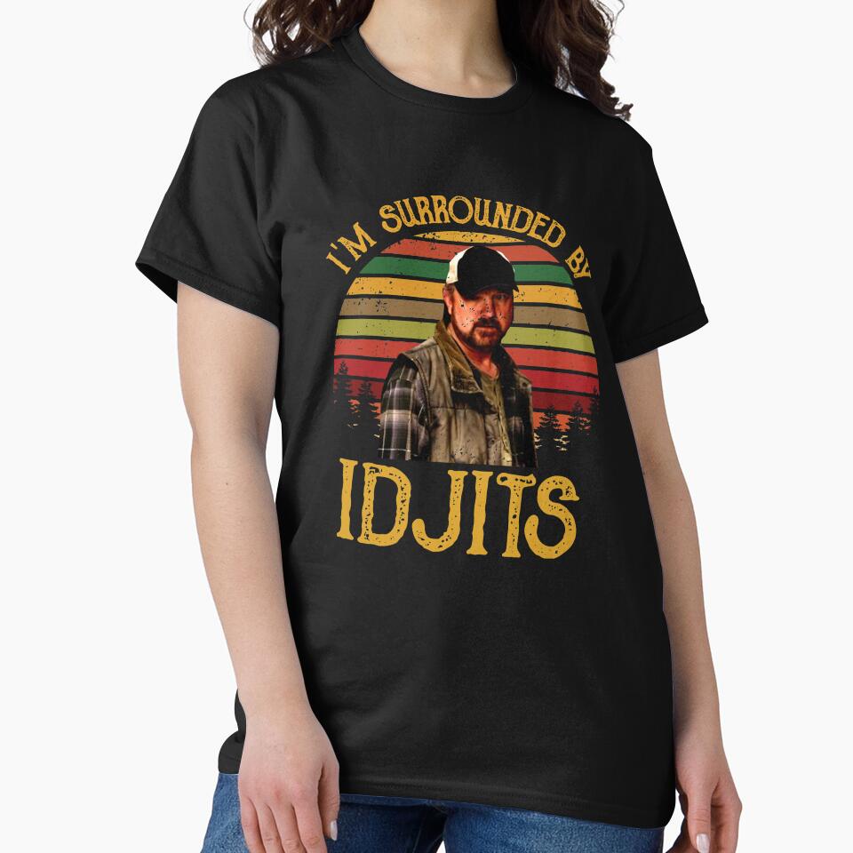 Bobby Singer I'm Surrounded By Idjits Robert Steven Singer Supernatural by NzzRiza T-Shirts, Hoodie, Sweatshirt (Image 2)