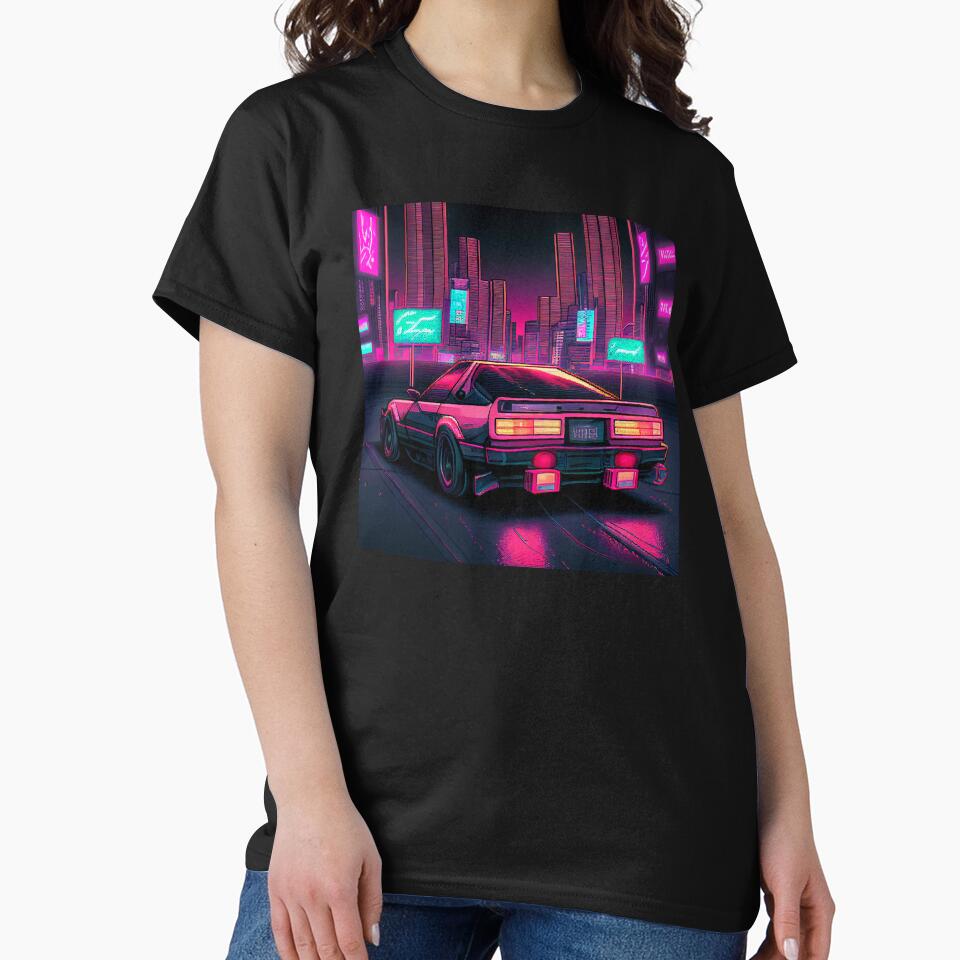 Cyber car on midnight. by Pixelarium T-Shirts, Hoodie, Sweatshirt | BlankRebels.com (Image 2)