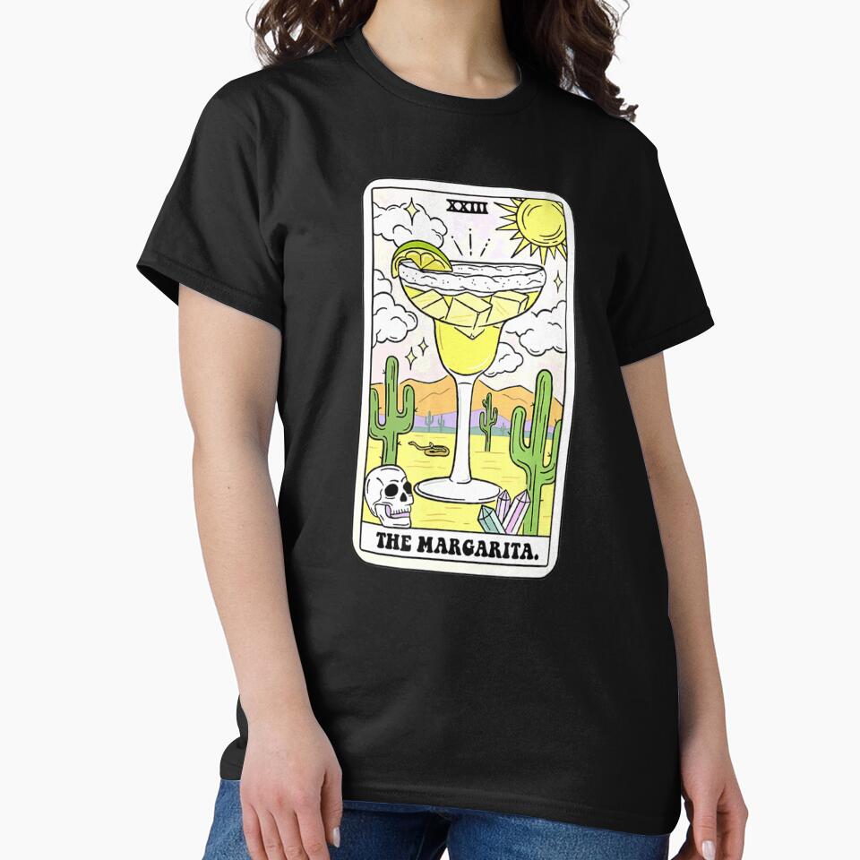 Margarita Wine Desert Cowboy Crescent Tarot Card Halloween by taaddison50 T-Shirts, Hoodie, Sweatshirt (Image 2)