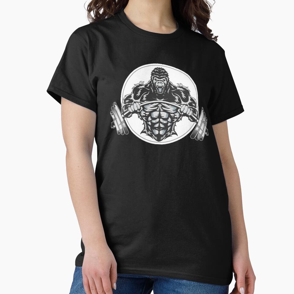 Fitnes gorilla by Trendy Store T-Shirts, Hoodie, Sweatshirt | BlankRebels.com (Image 2)